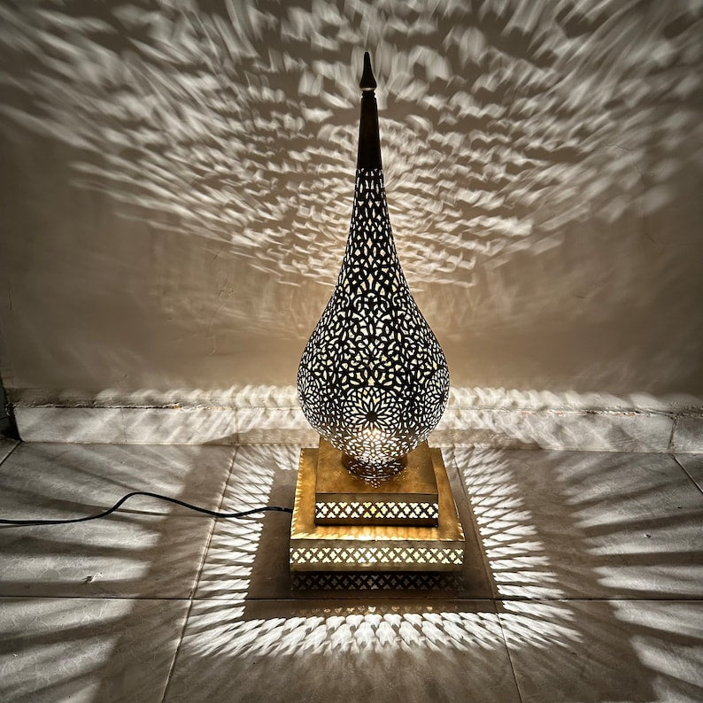 MOROCCAN TABLE & FLOOR LAMP , JAWAHIR