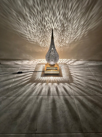 MOROCCAN TABLE & FLOOR LAMP , JAWAHIR