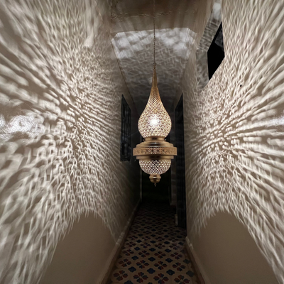 BRASS CEILING LIGHT , FOUAD