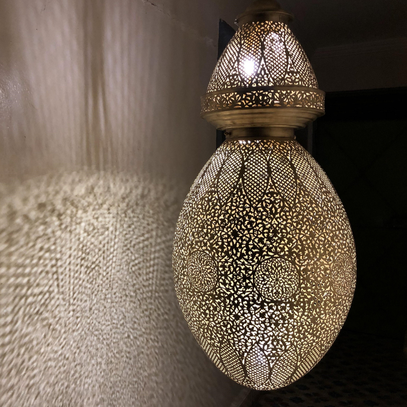 BRASS CEILING LIGHT , ASHRAF
