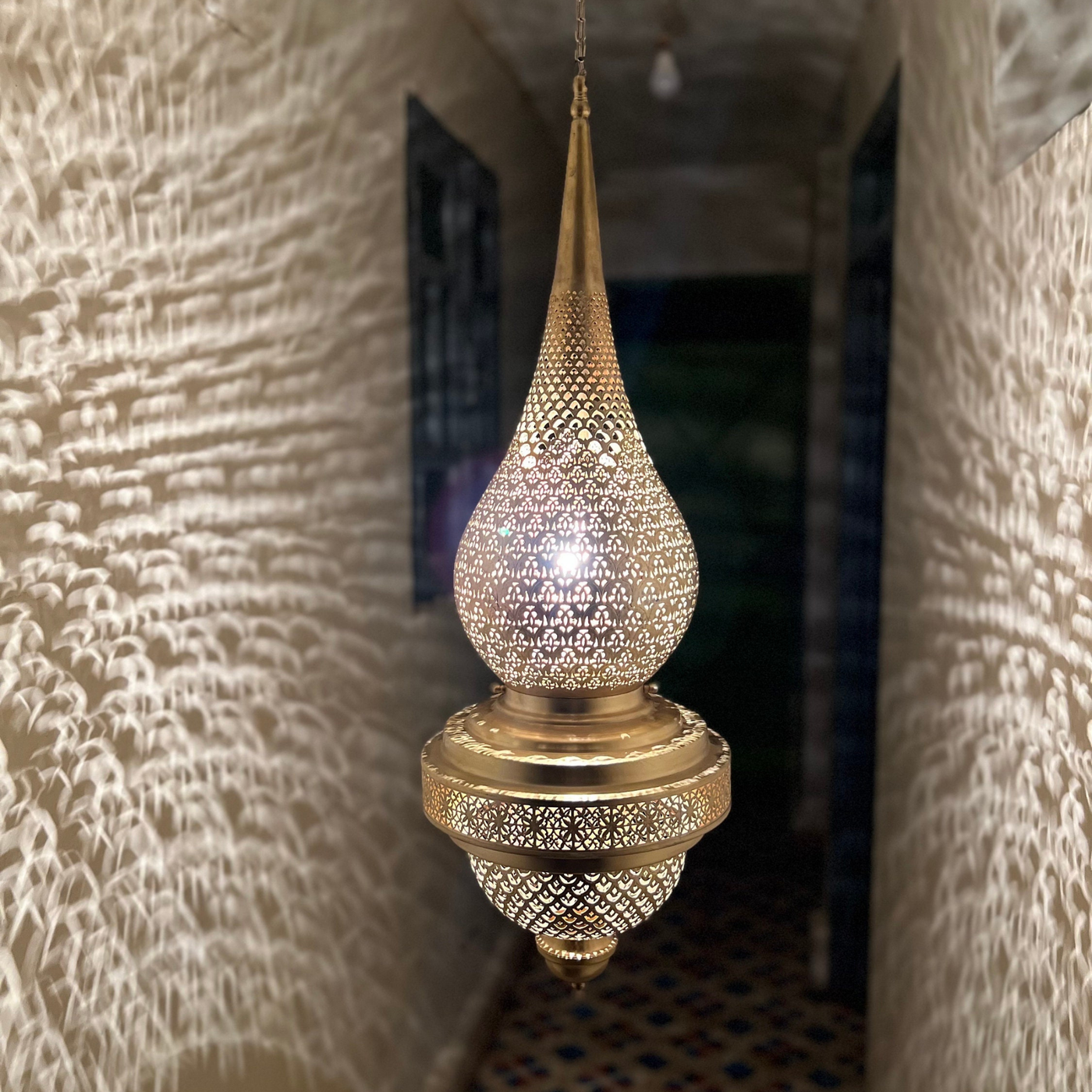 BRASS CEILING LIGHT , FOUAD