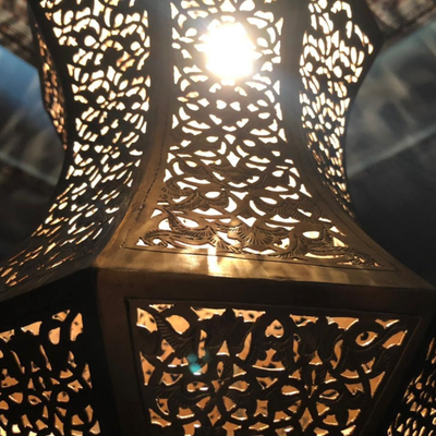 BRASS CEILING LIGHT , NAJWA