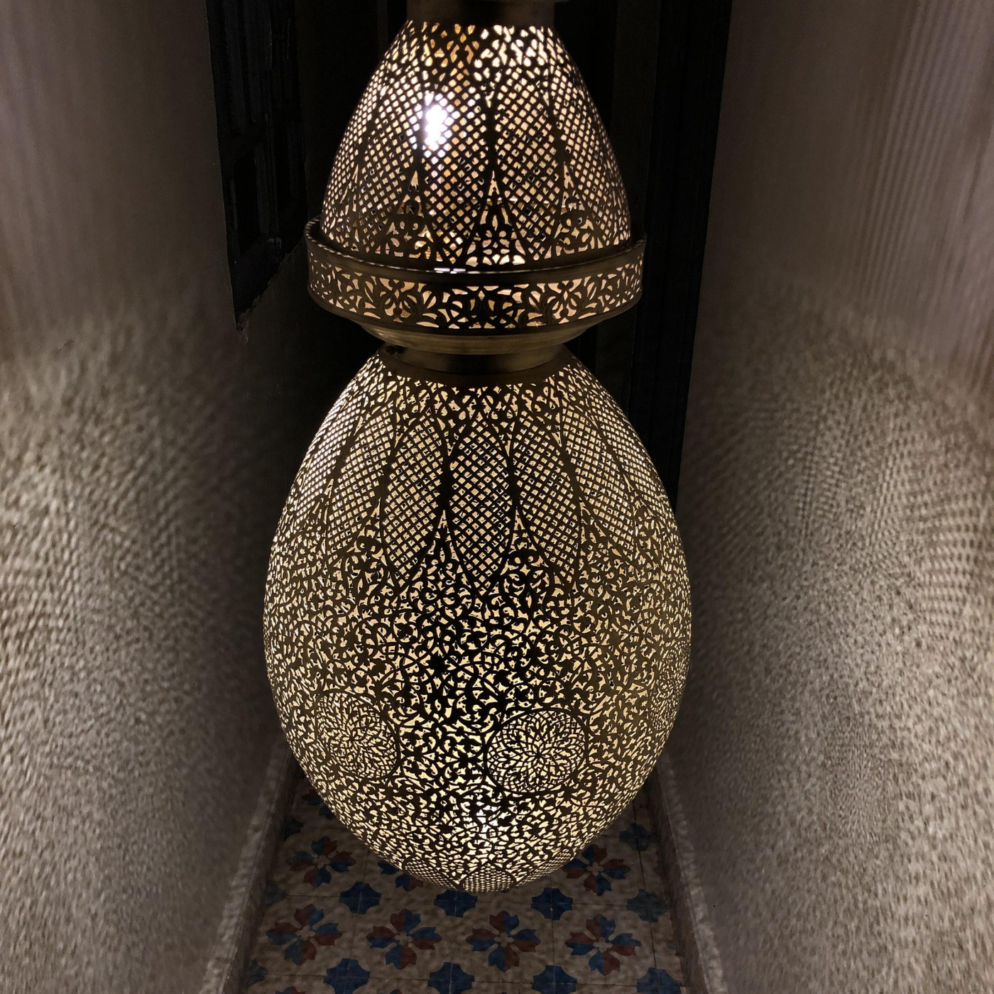 BRASS CEILING LIGHT , ASHRAF