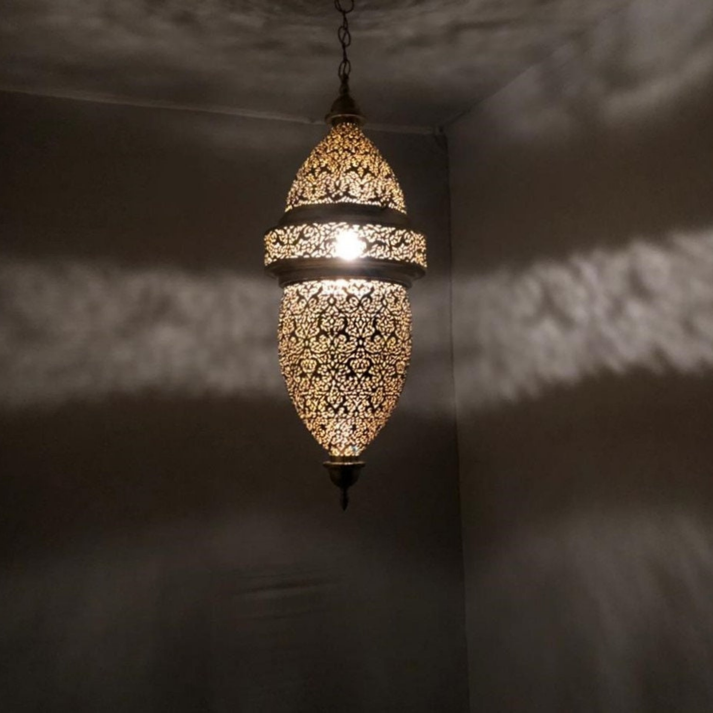 BRASS CEILING LIGHT , HILAL