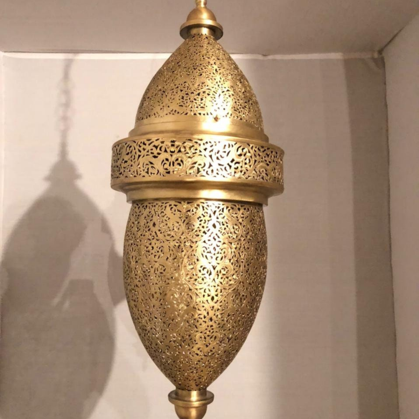 BRASS CEILING LIGHT , HILAL