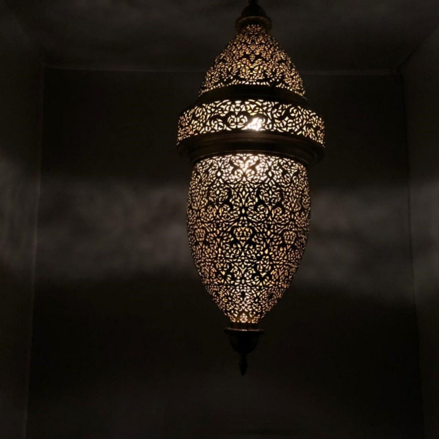 BRASS CEILING LIGHT , HILAL