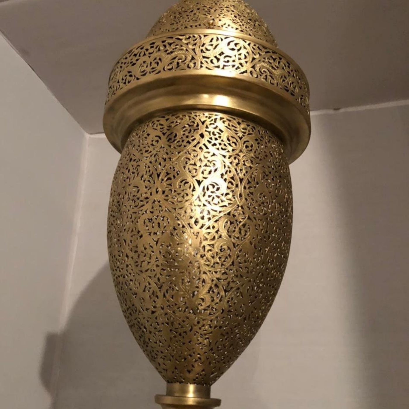 BRASS CEILING LIGHT , HILAL