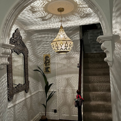 BRASS CEILING LIGHT - YUSSRA