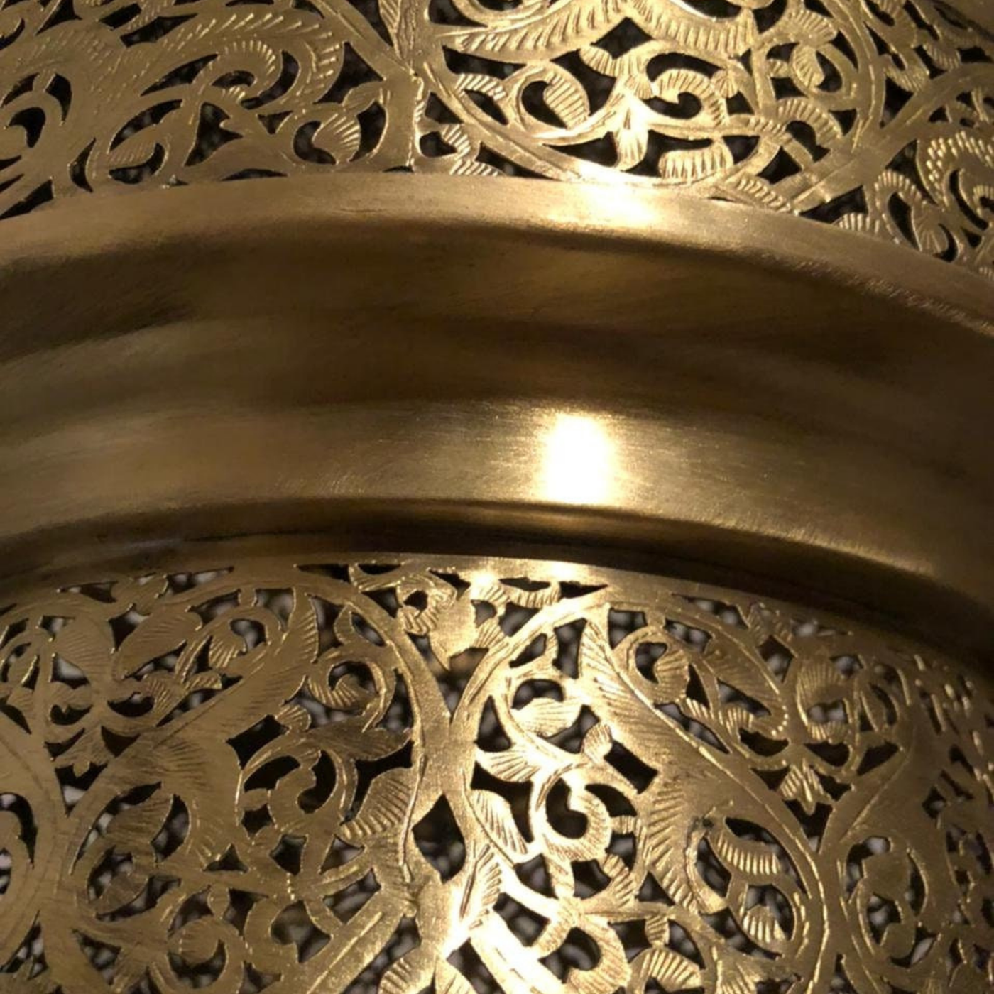 BRASS CEILING LIGHT , HILAL
