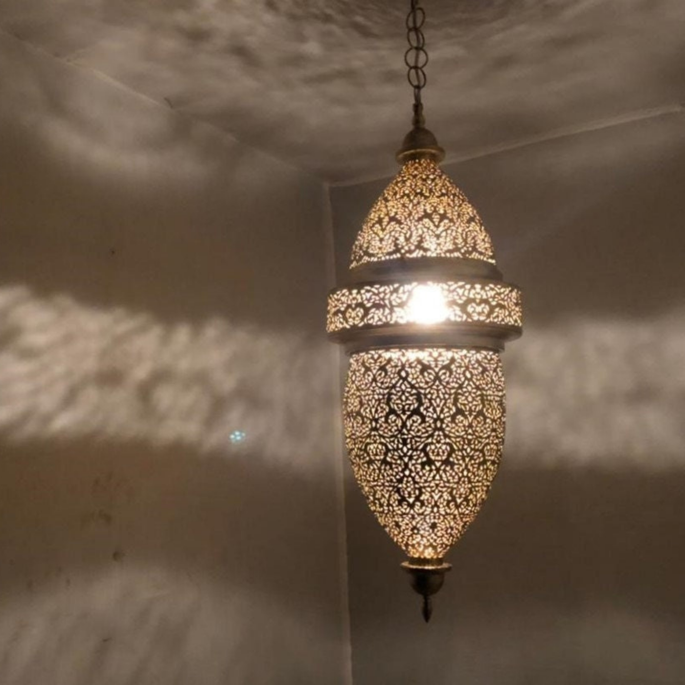BRASS CEILING LIGHT , HILAL