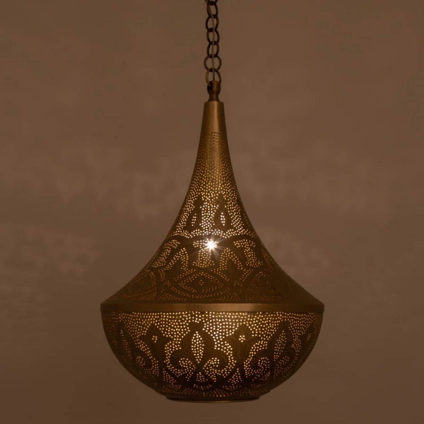 BRASS CEILING LIGHT - YUSSRA