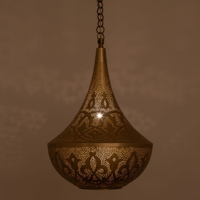 BRASS CEILING LIGHT - YUSSRA
