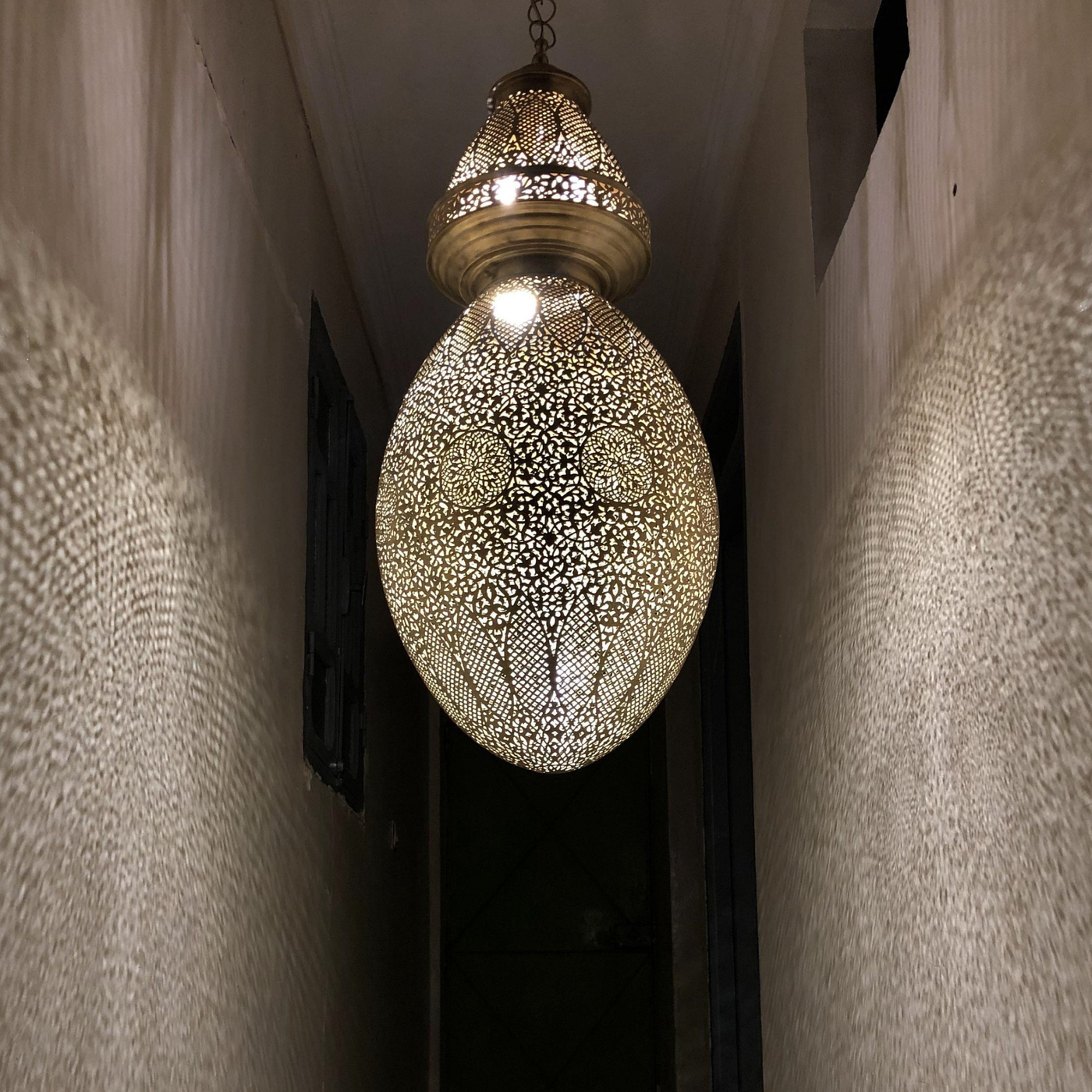 BRASS CEILING LIGHT , ASHRAF