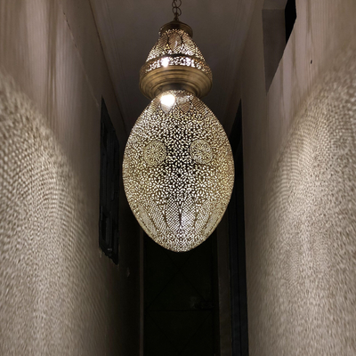 BRASS CEILING LIGHT , ASHRAF