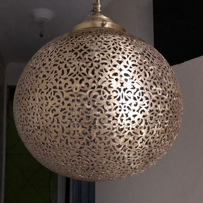 BRASS CEILING LIGHT , KOORA