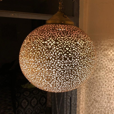 BRASS CEILING LIGHT , KOORA