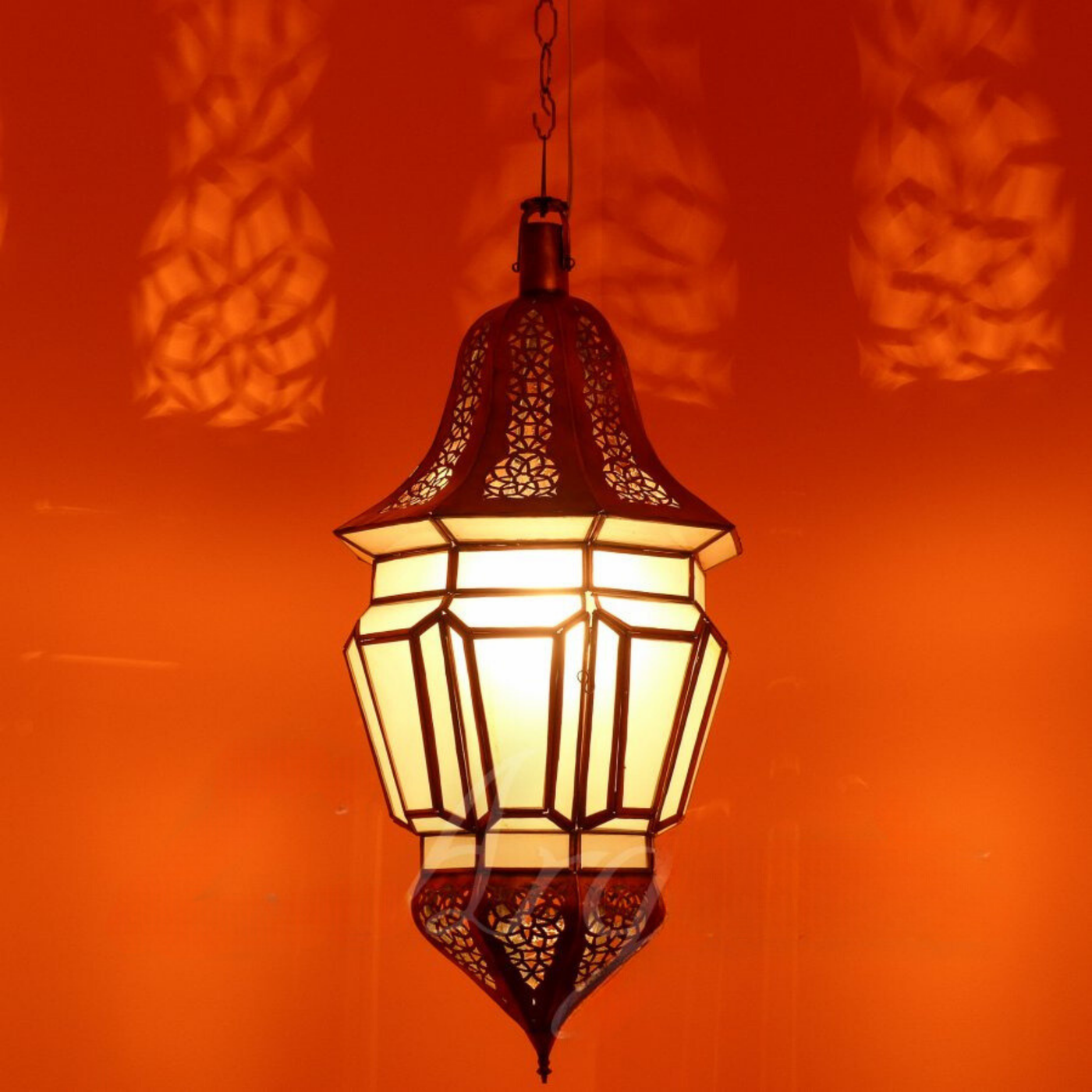 Hanging Lantern with Andalusian Style – Moroccan Design, Luxury for Indoor & Outdoor Lighting Decor
