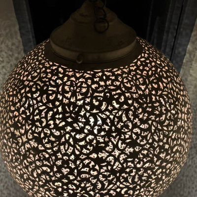 BRASS CEILING LIGHT , KOORA