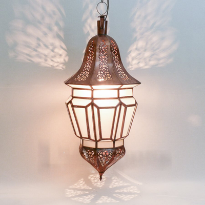 Hanging Lantern with Andalusian Style – Moroccan Design, Luxury for Indoor & Outdoor Lighting Decor