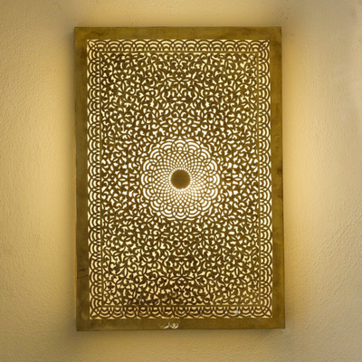 Moroccan Lampshade Ready to use, Wall Sconces Lamp, Arabian Style - Ideal For Home Decoration & Business Decoration