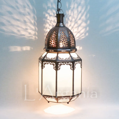 Lantern Glass Lamp – Reflect Beautiful Design with Moroccan Style – Luxury for Outdoor garden and Indoor Lighting Decor
