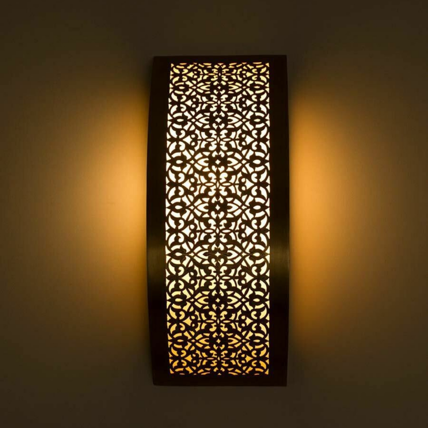 BRASS WALL SCONCE, GHALIA