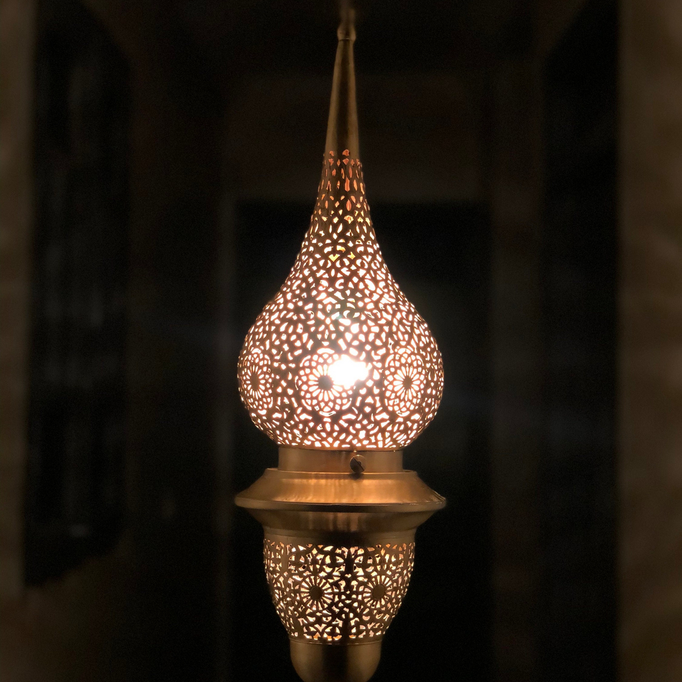 BRASS CEILING LIGHT , NUR