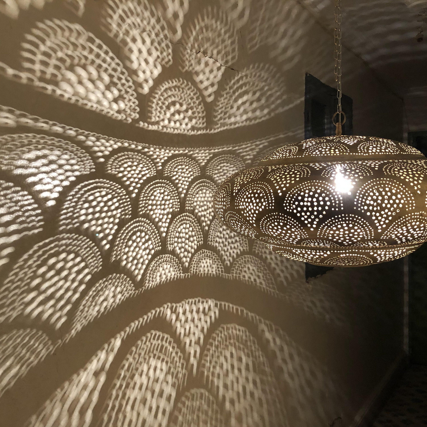 Sphere Brass Chandelier Lighting - Available in Gold, Silver, Black Brass - Hand Engraved with Moroccan style - Luxury for Indoor Lighting Decoration
