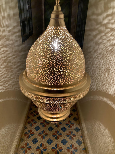BRASS CEILING LIGHT , NASSIM XL