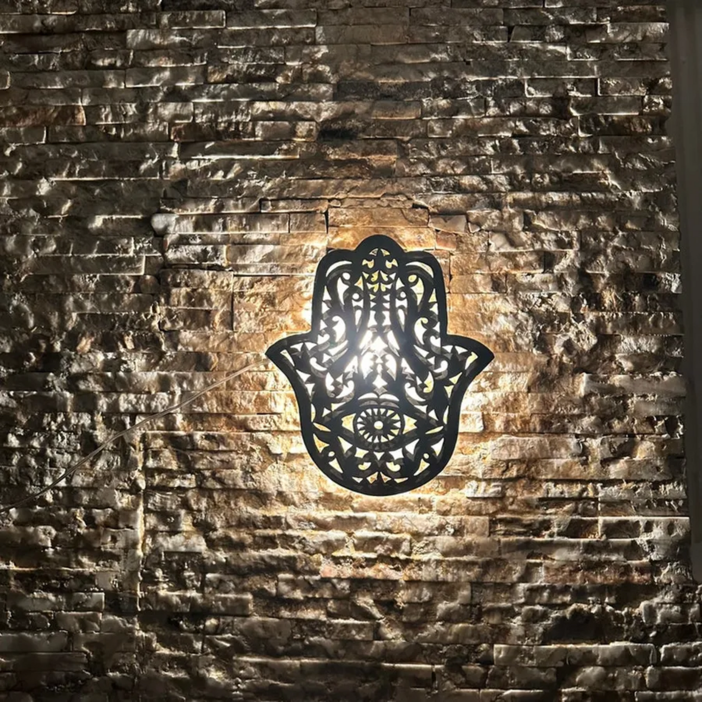 BRASS WALL SCONCE, KHEMISSA