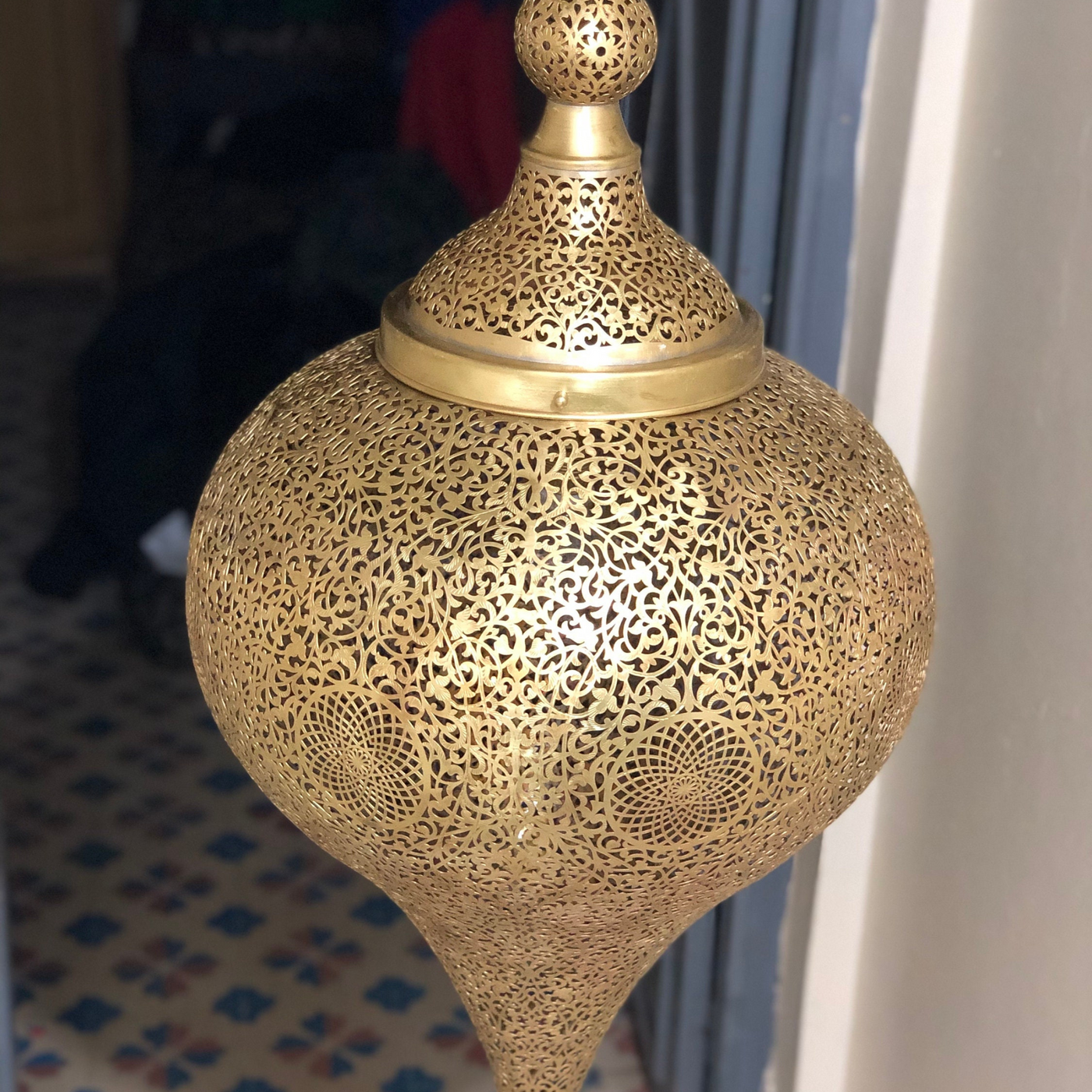 BRASS CEILING LIGHT , SALIMAH
