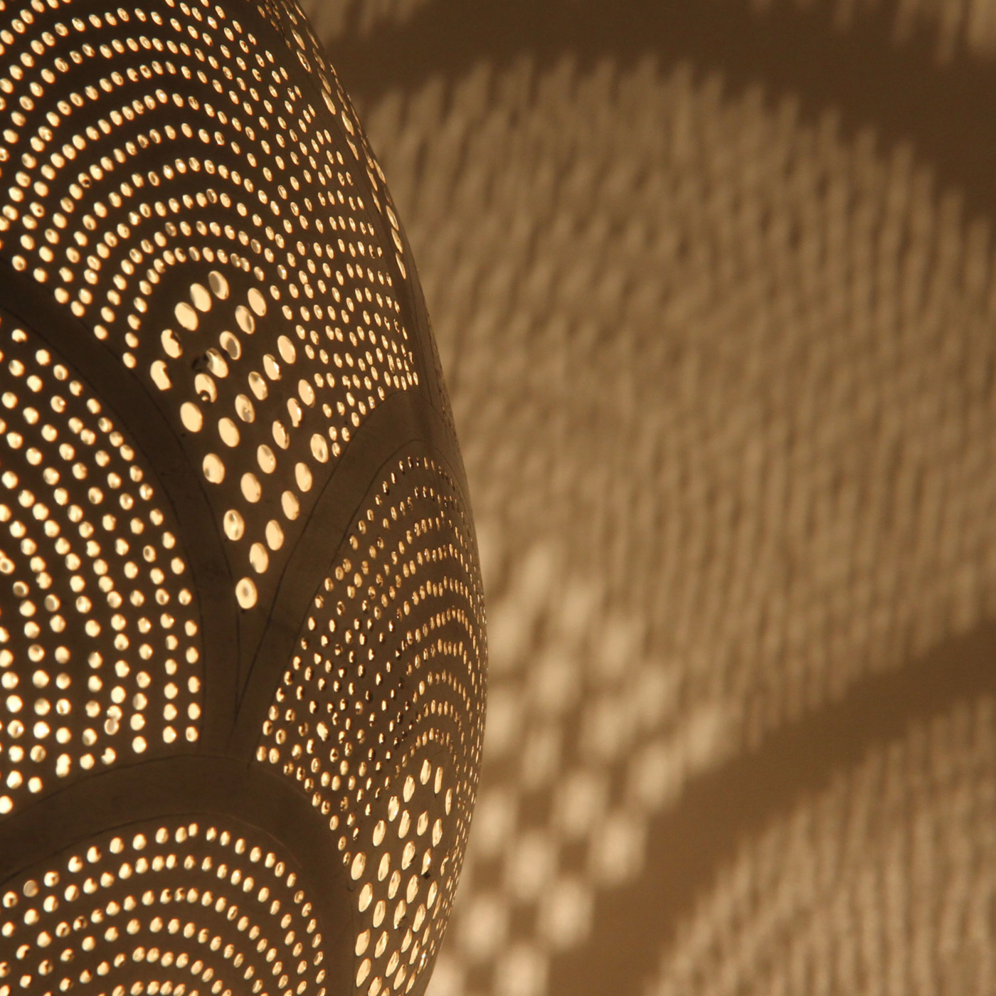 Luxury Brass Ceiling Lamp – Hand Engraved with Moroccan Style, Romantic Design – Perfect for Kitchen & Indoor Décor