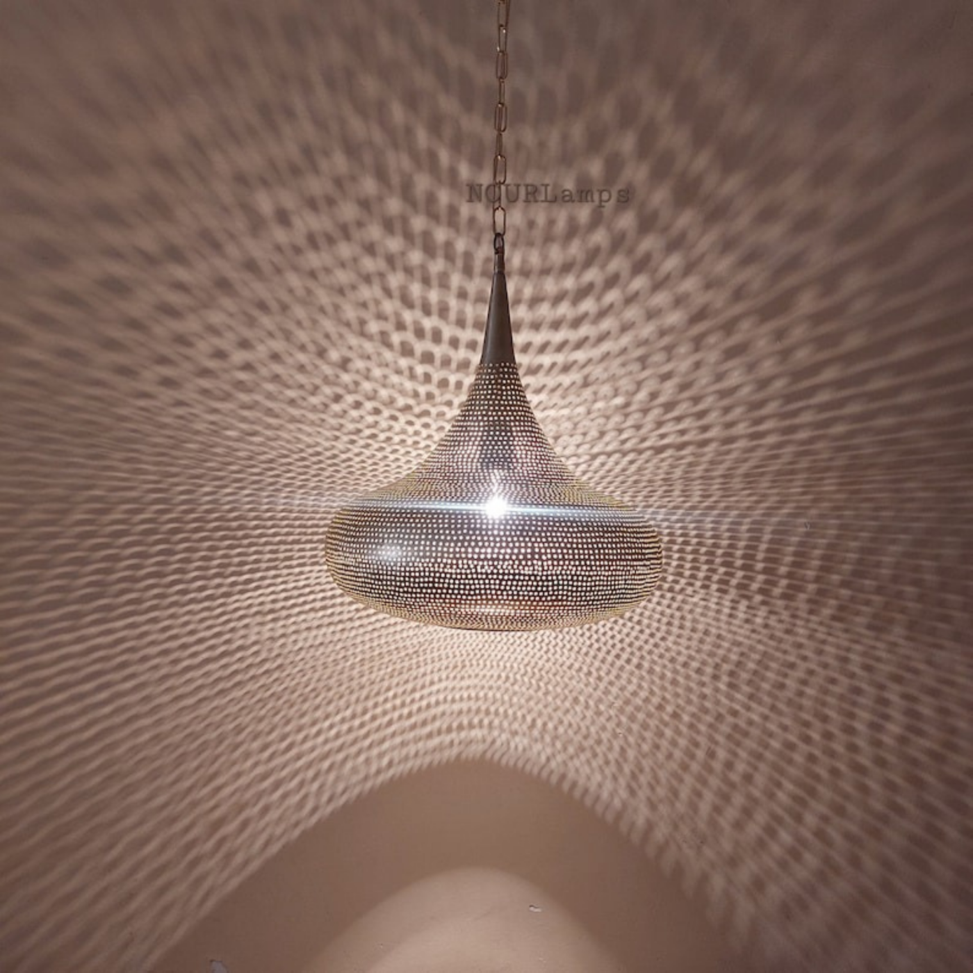 BRASS CEILING LIGHT , LAYLA