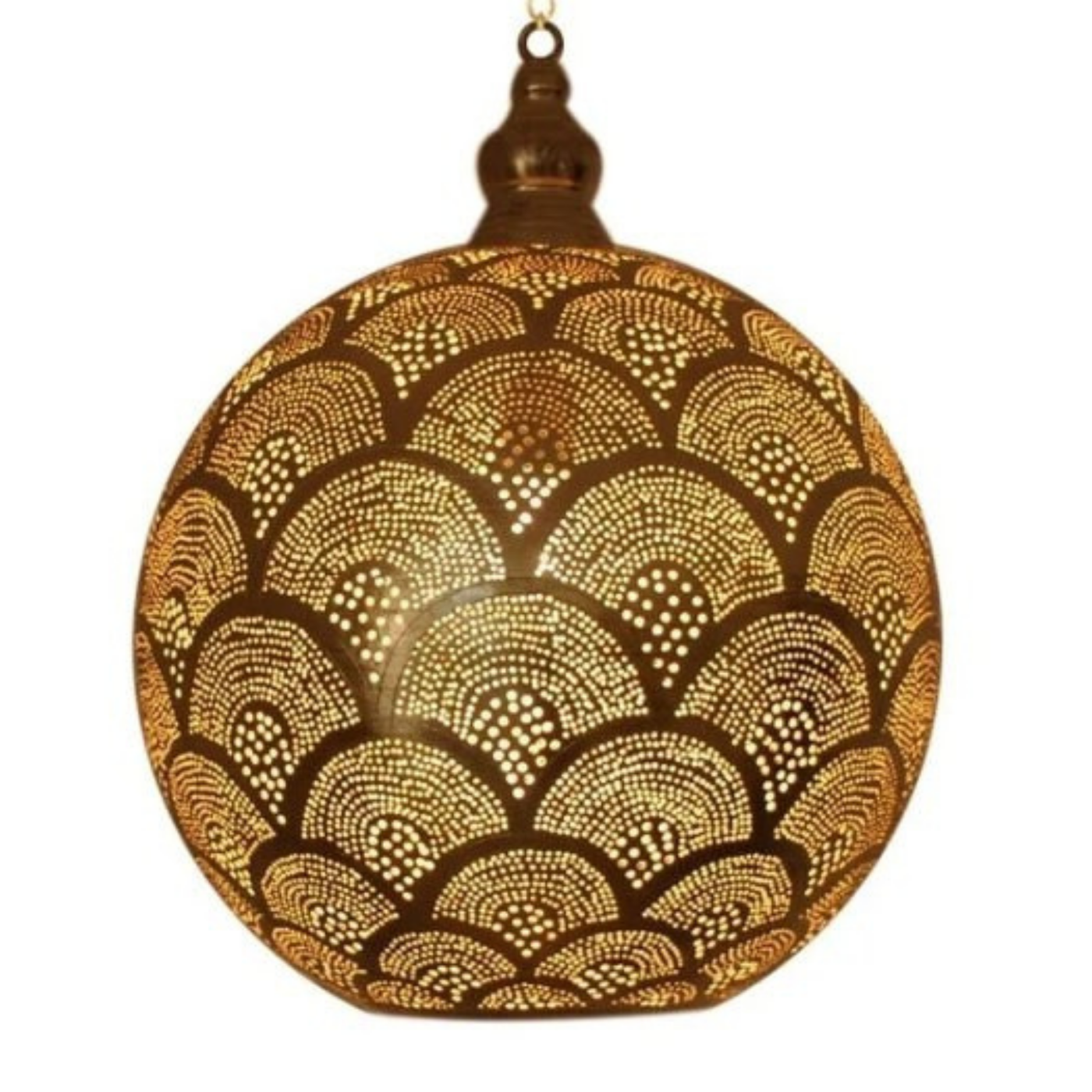 BRASS CEILING LIGHT , ZAYNE