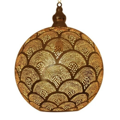 BRASS CEILING LIGHT , ZAYNE