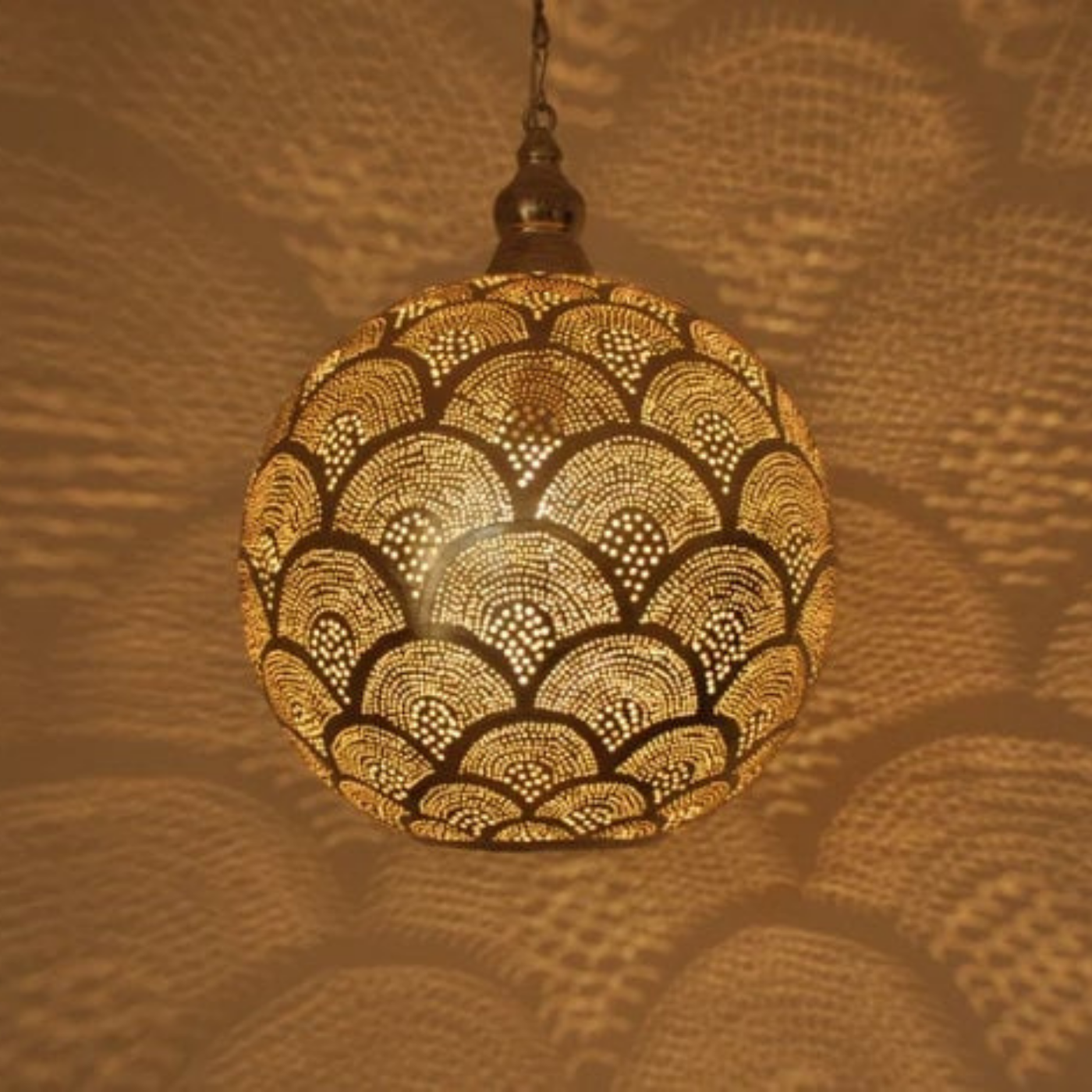 BRASS CEILING LIGHT , ZAYNE