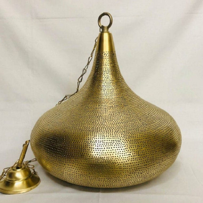 BRASS CEILING LIGHT , IMAN