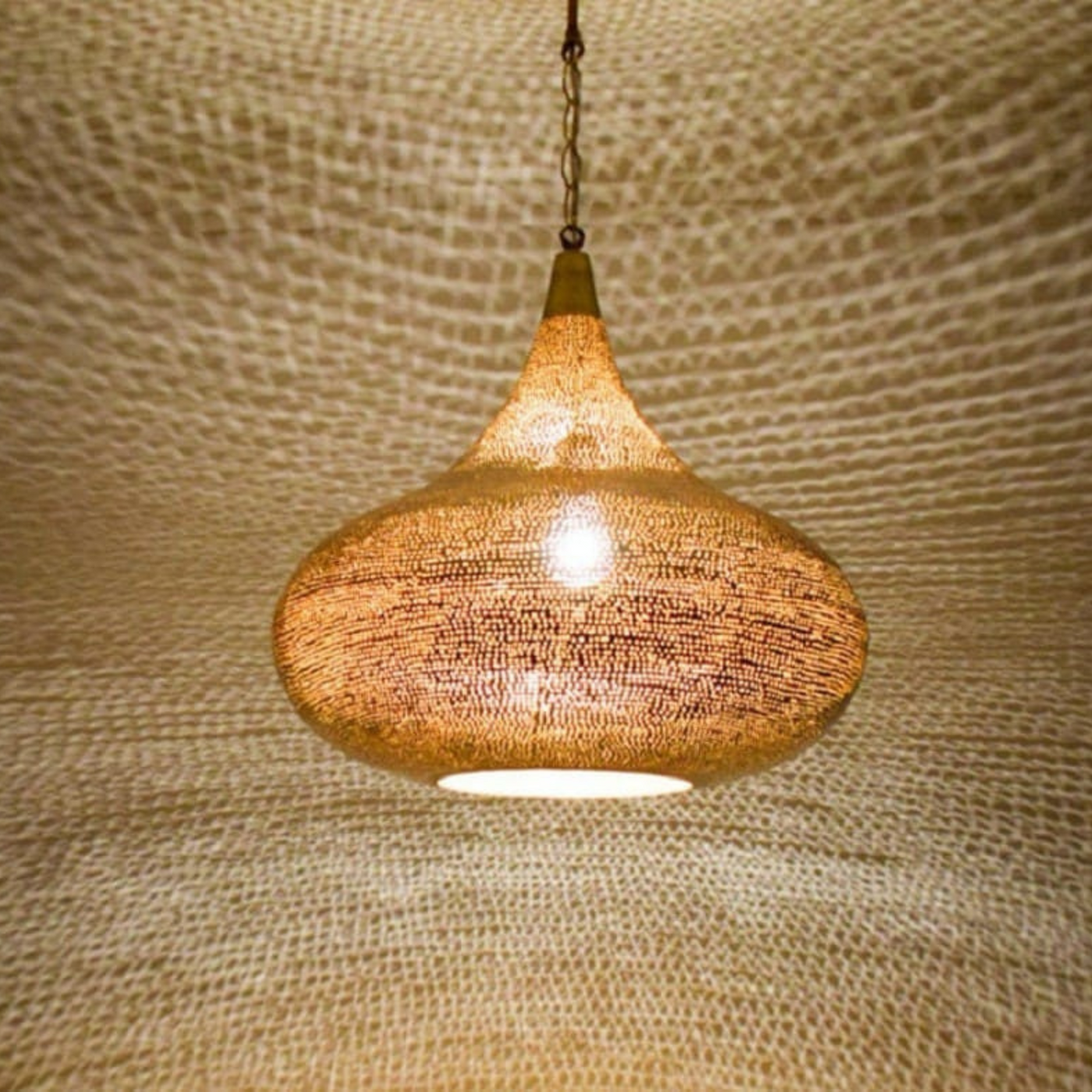 BRASS CEILING LIGHT , IMAN