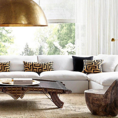 Gold Dome Fixture Ceiling, Modern Ceiling Lamp, Ready to install with Buble and chain – Luxury for Lighting Decoration