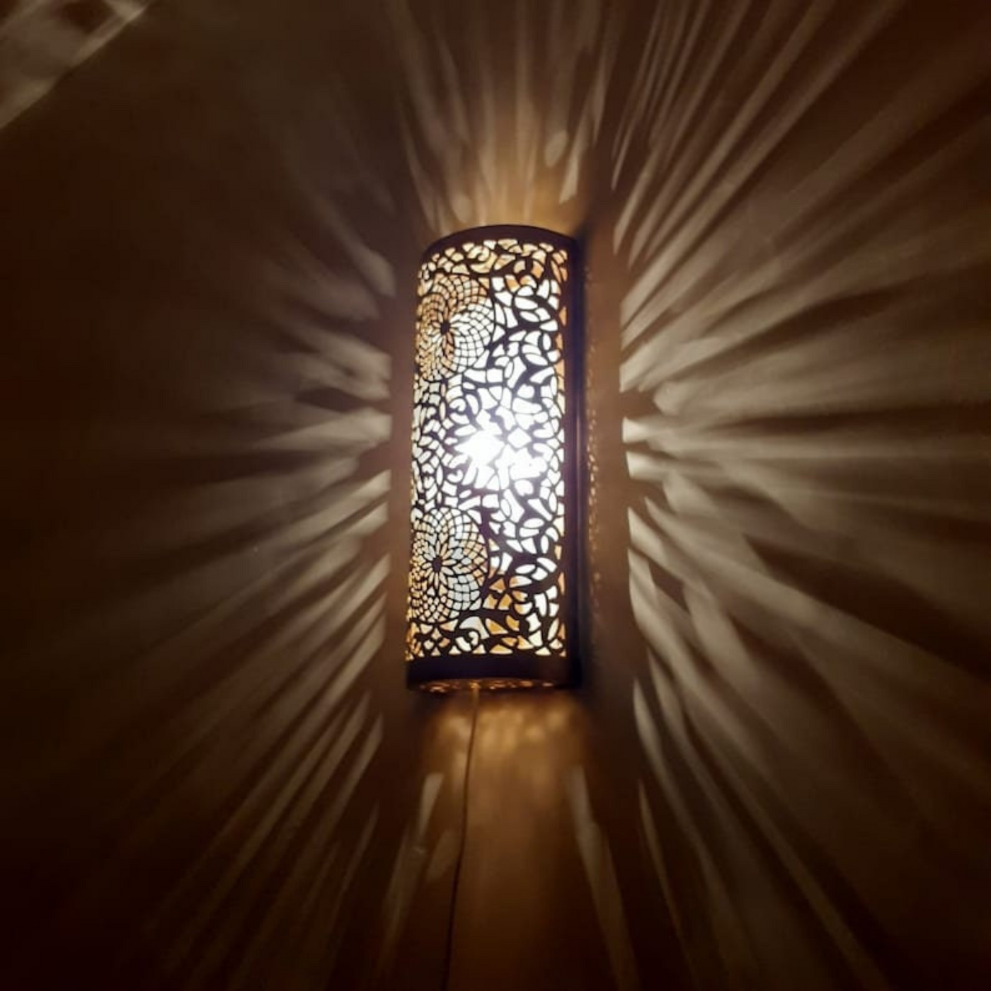 BRASS WALL SCONCE, BAKIR