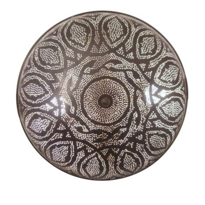 Moroccan Round Ceiling Lamp, Flush Mounted Ceiling Light – The perfect addition to any Moroccan-inspired Decor