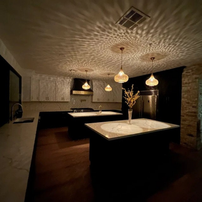 BRASS CEILING LIGHT , IMAN