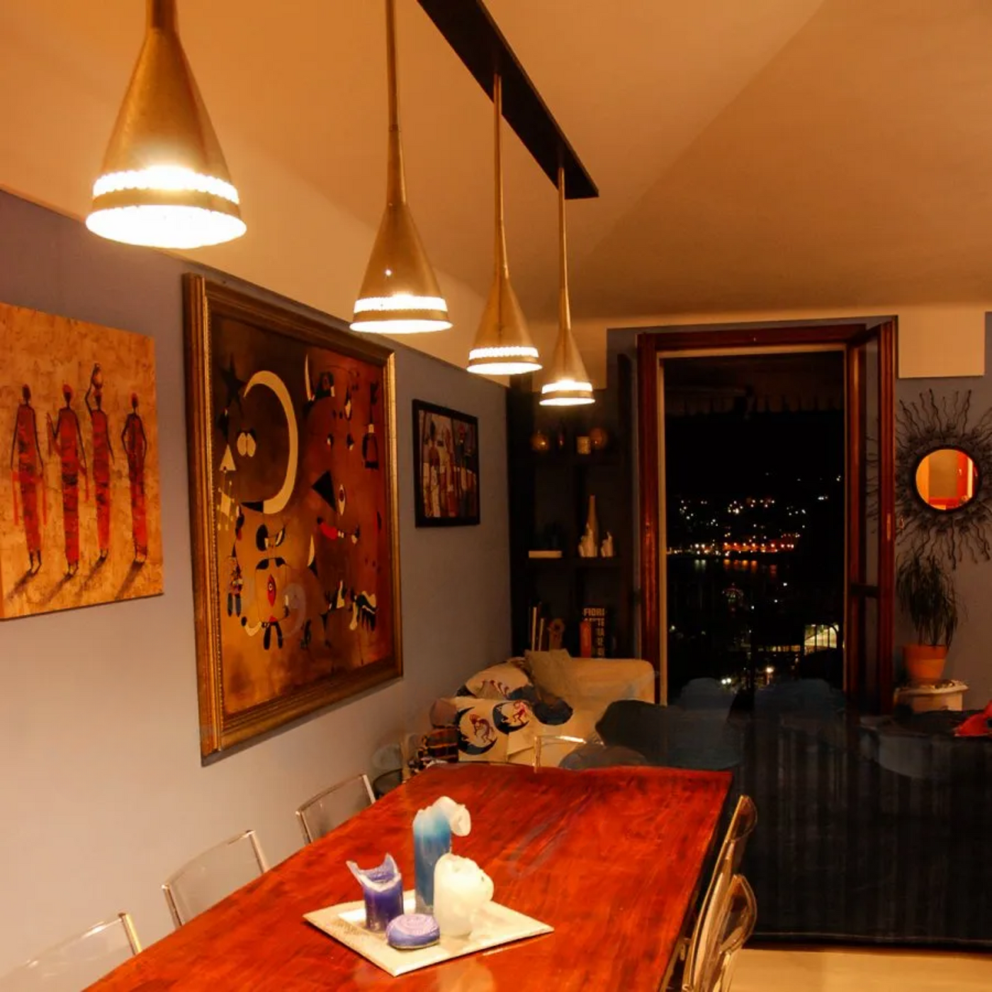 BRASS CEILING LIGHT , SABRINA
