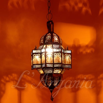 Moroccan Ceiling Glass Lamp – Moroccan Pendant Fixtures, Handcrafted in Moroccan, Luxury for Outdoor/Indoor Lighting Decor