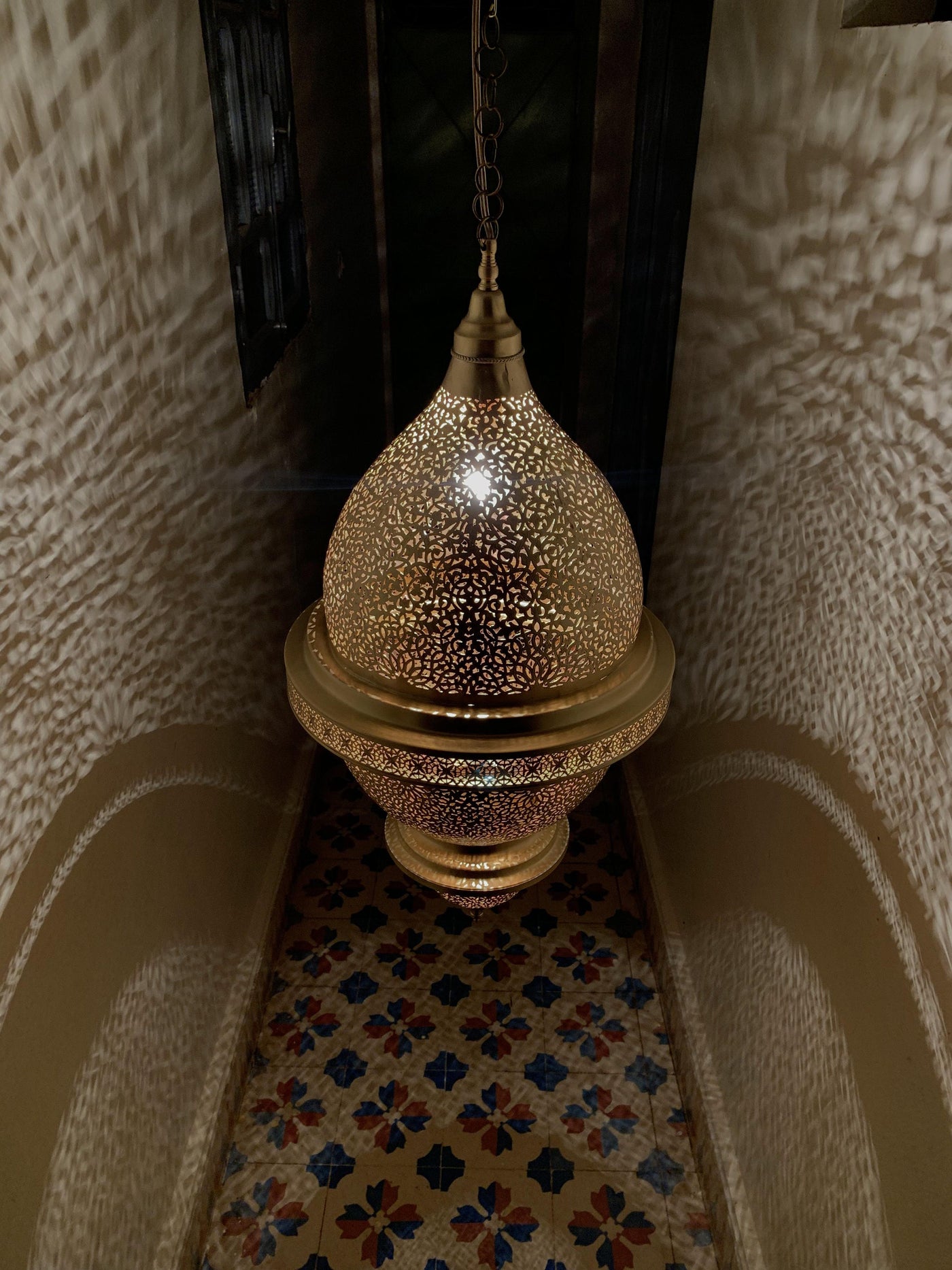 BRASS CEILING LIGHT , NASSIM XL