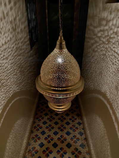 BRASS CEILING LIGHT , NASSIM XL