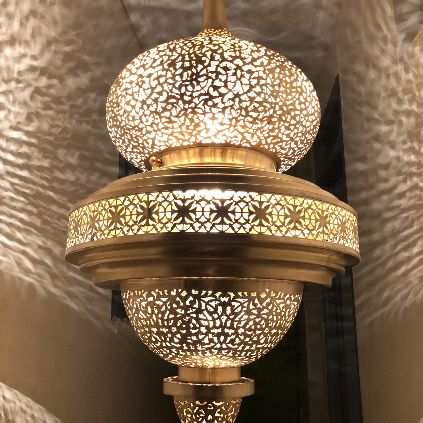 BRASS CEILING LIGHT , RAKIA