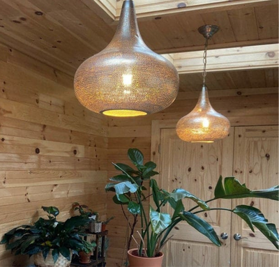 BRASS CEILING LIGHT , IMAN