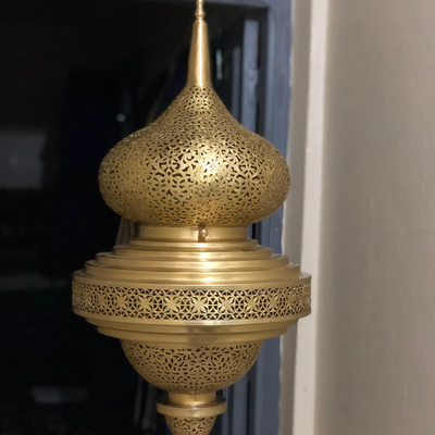 BRASS CEILING LIGHT , RAKIA