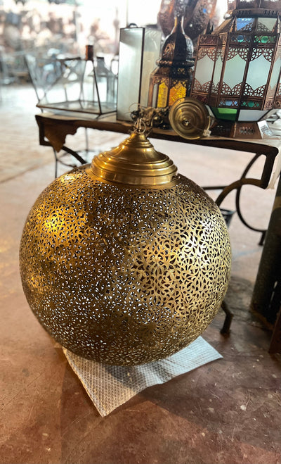 BRASS CEILING LIGHT , LOUZ